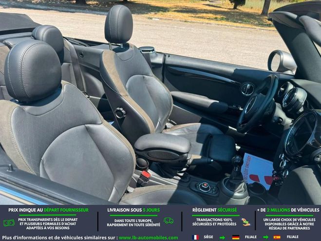 Mini Cabrio One 102 ch BVM Argent� de 2018