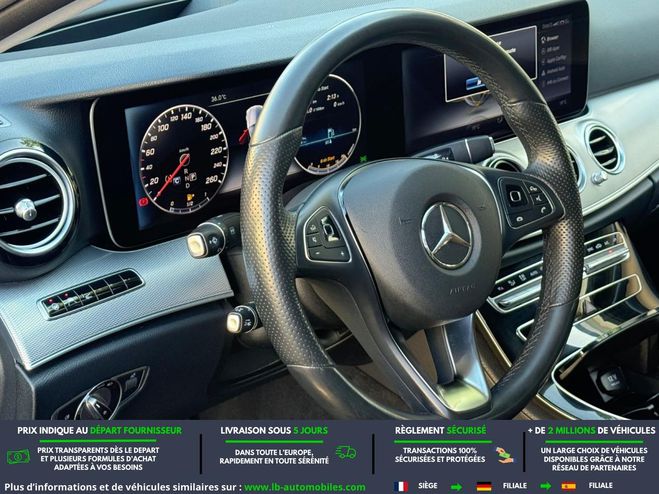 Mercedes Classe E 220 CDI BVA Noir M�tallique de 2017