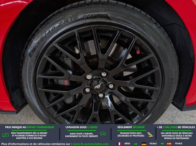Ford Mustang 5.0 450ch BVM Rouge M�tallique de 2018