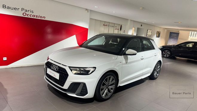 Audi A1 Sportback 30 TFSI 110 ch S tronic 7 S Li Blanc de 2020