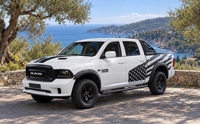 Dodge Ram 1500 Crew Cab 5.7 V8 HEMI 4x4 ? Cuir Cam Blanc de 2020