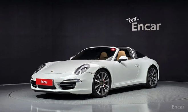 Porsche 911 991.1 Targa 4S 3.8 400ch PDK BLANC de 2015