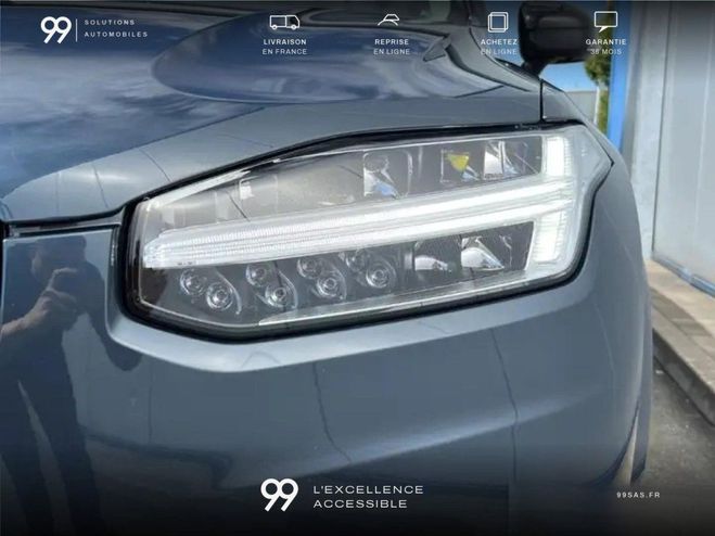 Volvo XC90 T8 AWD Plus Dark 455 ch ?7 places- Batte BLEU de 2023