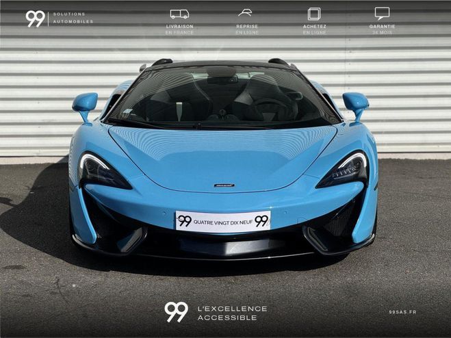 Mclaren 570 S SPIDER CURACAO BLUE LIFT CAMERA B&W AI Curacao Blue de 2018