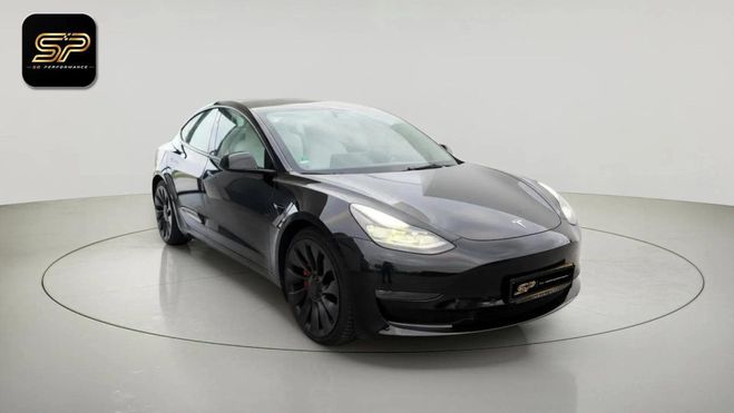 Tesla Model 3 * PERFORMANCE AWD 75KWH / 463 CH * AUTOM Noir de 2021