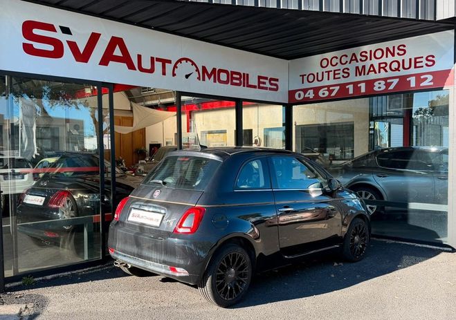 Fiat 500 1.2 8V 69 ch Eco Pack Collezione Fall Noir de 2019