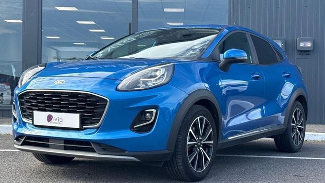 Ford Puma 1.0 125CH HYBRID MHEV TITANIUM - SIEGE M Bleu de 2020
