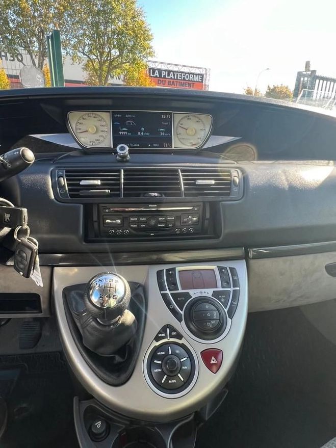Peugeot 807 2) 2.0 HDI 136 ALLURE BVM6 1ere Main Gris de 2010