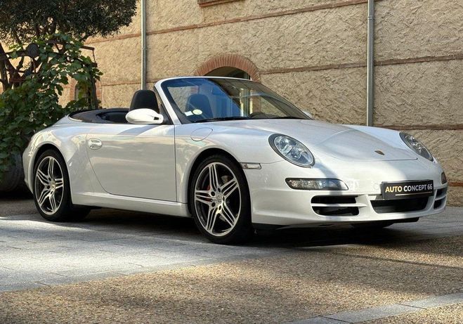 Porsche 911 Cabriolet Type 997 CARRERA S Phase 1 3.8 Blanc de 2007