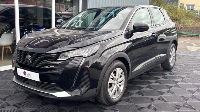 Peugeot 3008 1.2 PTEC Active Pack 130ch / Radar + Cam Noir de 2022