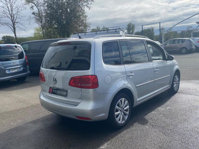 Volkswagen Touran 1.6 16V TDI 105ch DSG 7 CARAT GARANTIE 1 GRIS CLAIR de 2011
