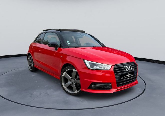 Audi A1 s line 1.4 tfsi -toit ouvrant- Rouge de 2015