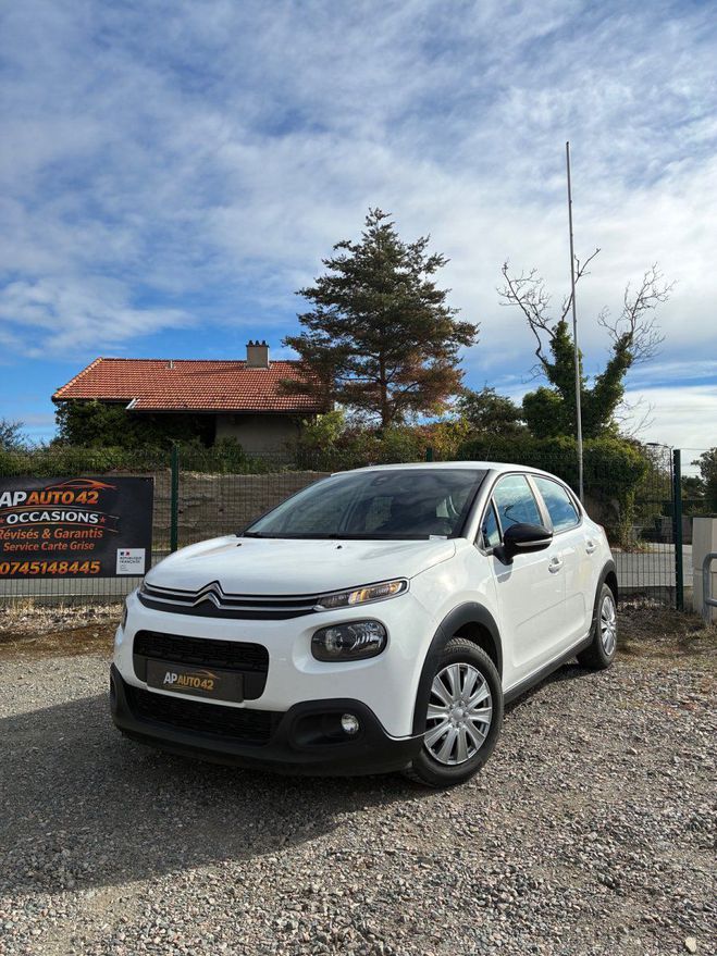 Citroen C3 SOCIETE BLUEHDI 100CH FEEL (PASSAGE 5 PL Blanc de 2018