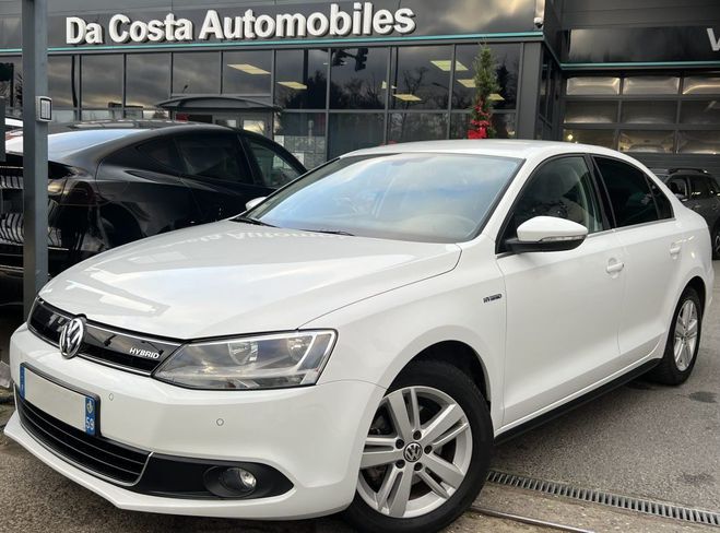 Volkswagen Jetta 1.4 TSI 170ch Hybrid Confortline DSG7 Blanc de 2014