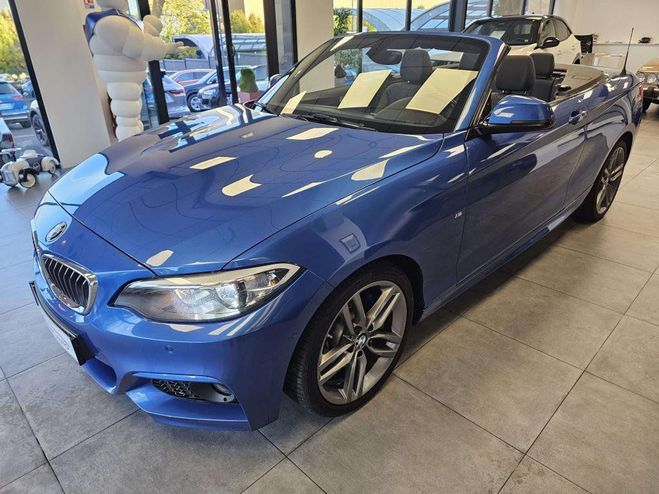 BMW Serie 2 218d Cabriolet - BVA F23 M Sport BLEU de 2016