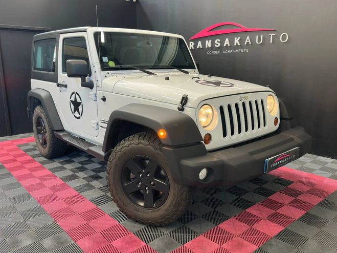 Jeep Wrangler Sport 2.8 CRD 200ch - DISTRIBUTION JOUR  Blanc de 2013