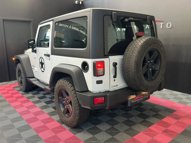 Jeep Wrangler Sport 2.8 CRD 200ch - DISTRIBUTION JOUR  Blanc de 2013