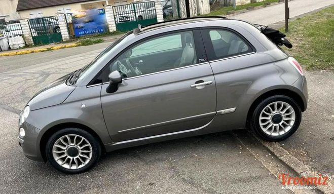 Fiat 500 CABRIOLET 1.2 70 ECO PACK LOUNGE Gris de 2014