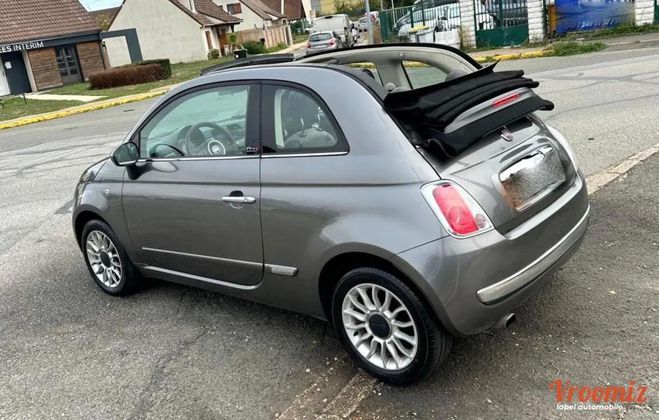 Fiat 500 CABRIOLET 1.2 70 ECO PACK LOUNGE Gris de 2014