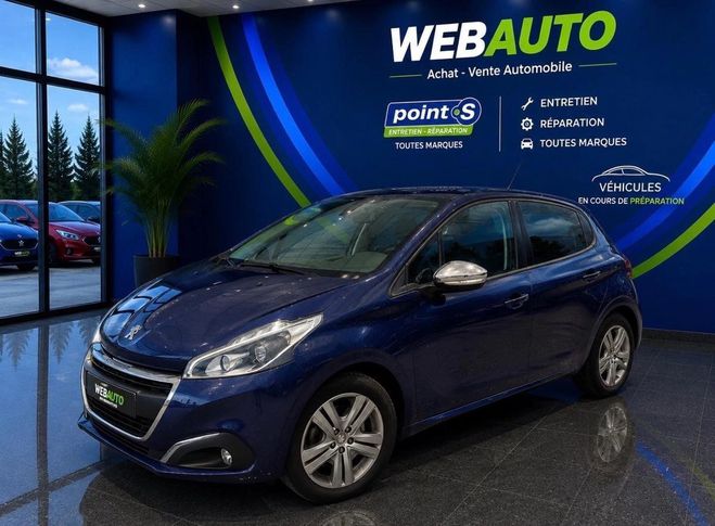 Peugeot 208 PH2 STYLE 82CV de 2017 72 000KM 5 PORTES Bleu de 2016