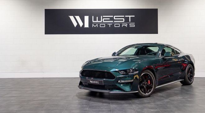Ford Mustang Bullitt 5.0 V8 460 1�MAIN FRAN�AISE Si�g Vert de 2020