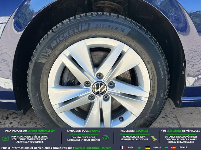 Volkswagen Golf 2.0 TDI 115 BVM Bleu M�tallique de 2021