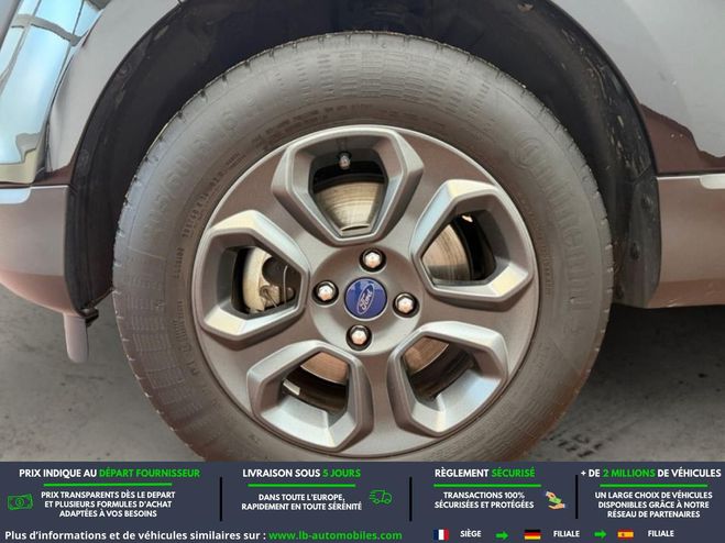 Ford Ecosport 1.0 EcoBoost 100ch BVM Noir M�tallique de 2019