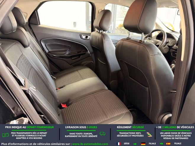 Ford Ecosport 1.0 EcoBoost 125ch BVA Noir M�tallique de 2018