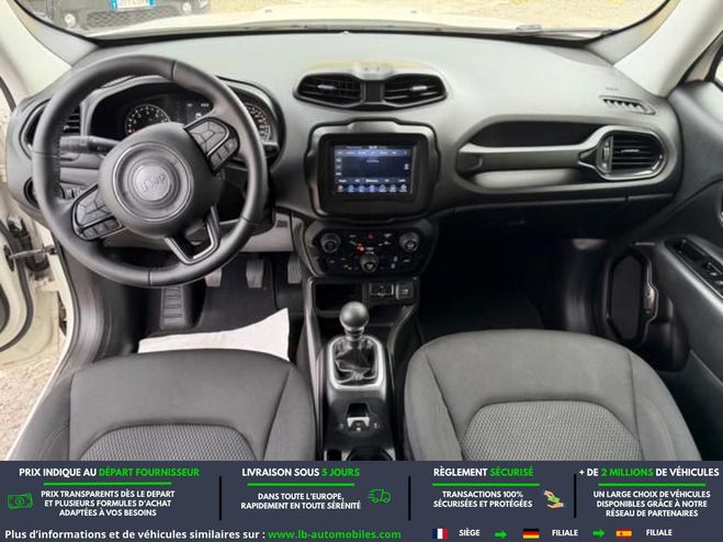 Jeep Renegade 1.6 Multijet 120 ch Blanc M�tallique de 2019