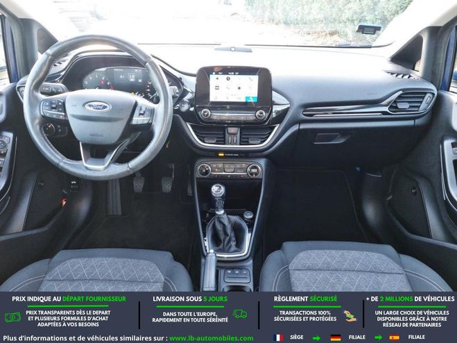 Ford Fiesta 1.0 EcoBoost 140 ch BVM Bleu M�tallique de 2018