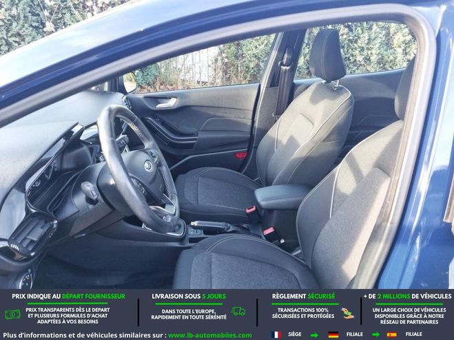 Ford Fiesta 1.0 EcoBoost 140 ch BVM Bleu M�tallique de 2018