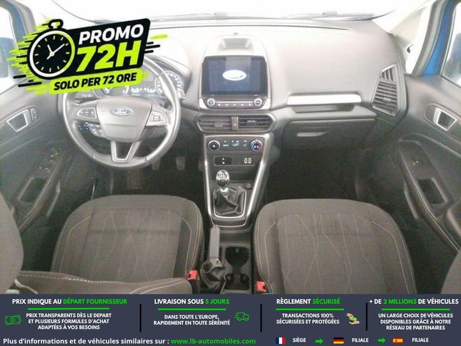 Ford Ecosport 1.0 EcoBoost 100ch BVM Bleu de 2020