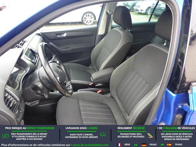 Skoda Fabia 1.0 TSI 95 ch BVM Bleu M�tallique de 2020