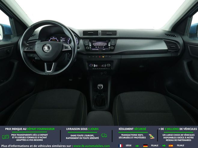 Skoda Fabia 1.0 TSI 95 ch BVM Bleu M�tallique de 2019