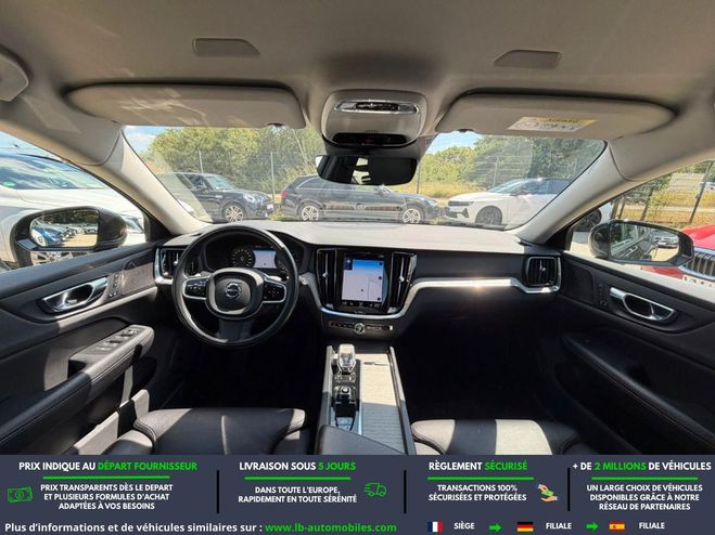 Volvo V60 B4 197 ch BVA Noir M�tallique de 2021