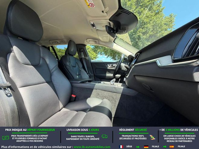 Volvo V60 B4 197 ch BVA Noir M�tallique de 2021