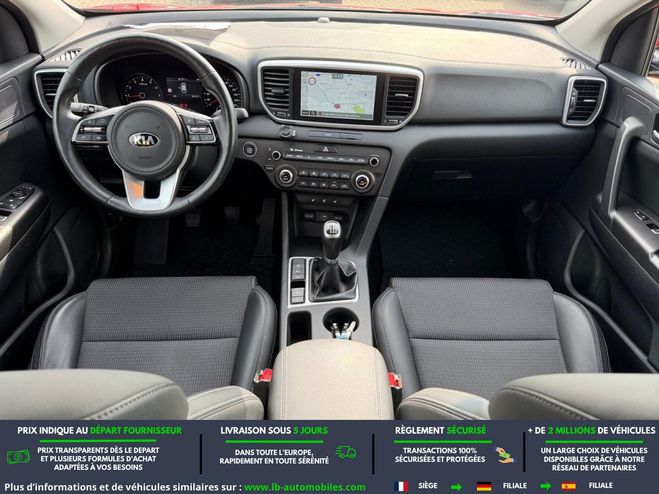 Kia Sportage 1.6 T-GDi 177 4x2 BVA Rouge M�tallique de 2019
