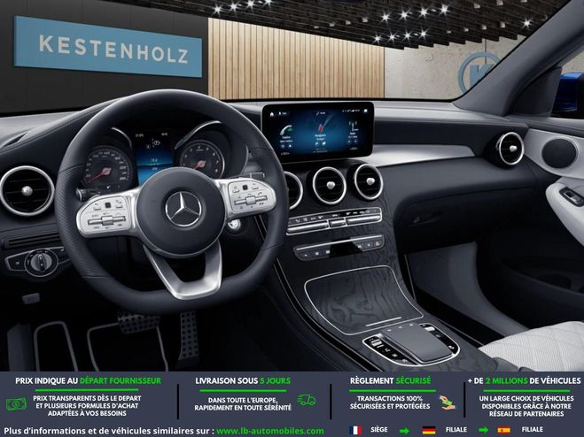 Mercedes GLC 300 BVA 4Matic Bleu M�tallique de 2019