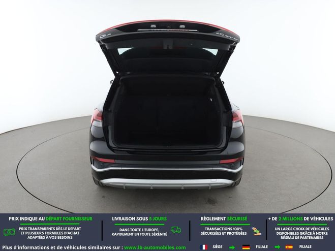 Audi Q4 40 204 ch 82 kW Noir M�tallique de 2021