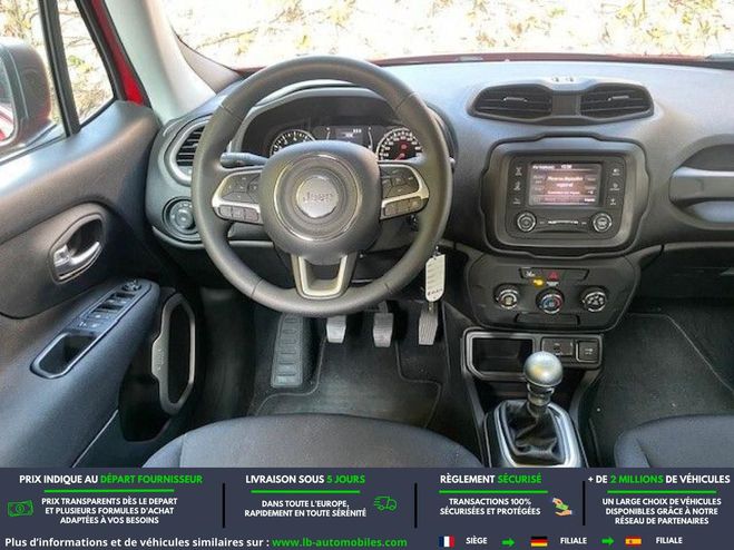Jeep Renegade 1.0 120 ch BVM Rouge de 2021