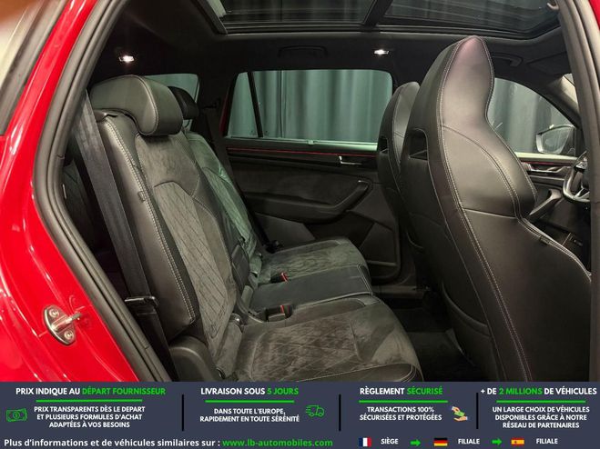 Skoda Kodiaq 2.0 TDI 190 BVA 4x4 5pl Rouge M�tallique de 2019
