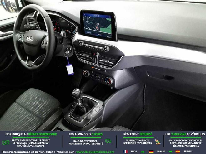 Ford Focus 1.0 EcoBoost 125 mHEV BVM Blanc de 2020