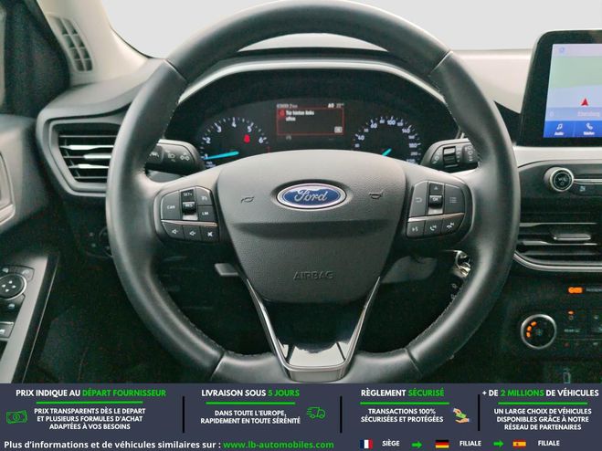 Ford Focus 1.0 EcoBoost 125 mHEV BVM Bleu M�tallique de 2020