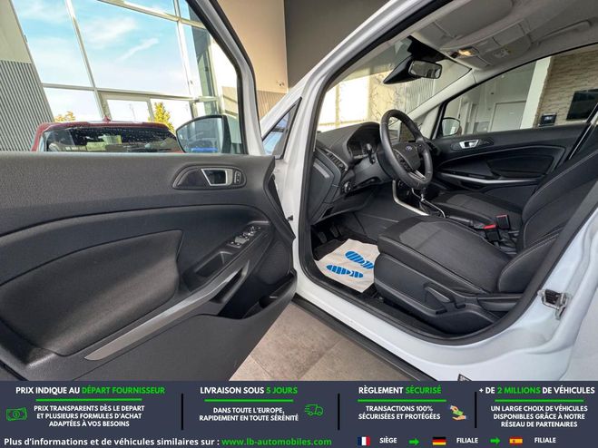 Ford Ecosport 1.0 EcoBoost 100ch BVM Blanc de 2020