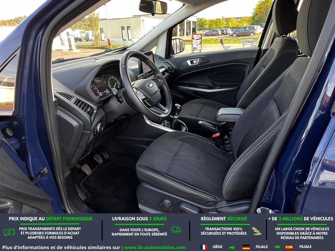 Ford Ecosport 1.0 EcoBoost 100ch BVM Bleu de 2019