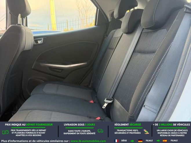Ford Ecosport 1.5 TDCi 100ch BVM Blanc de 2019