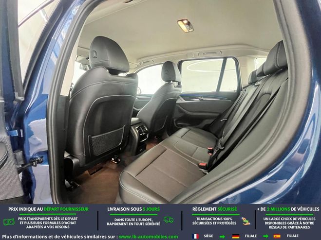 BMW X3 xDrive 30e 292ch BVA Bleu M�tallique de 2021