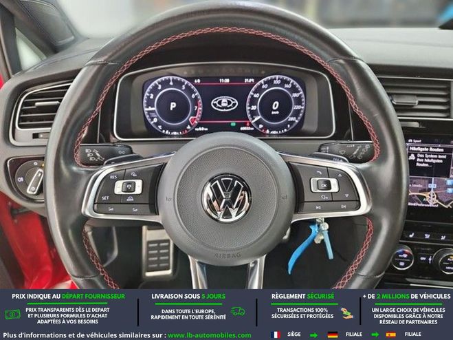 Volkswagen Golf 2.0 TSI 245 BVA GTI Performance Rouge de 2017