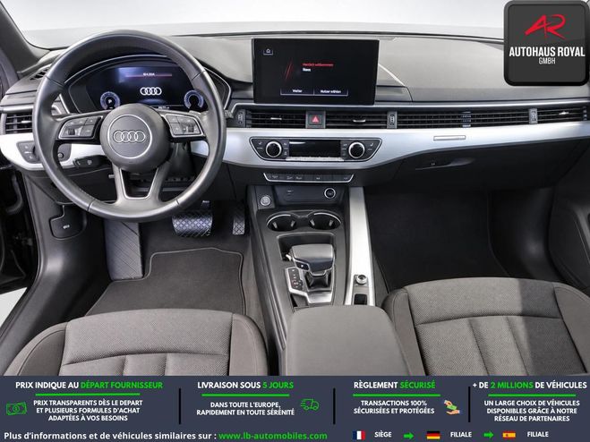 Audi A4 40 TDI 204 BVA Quattro Noir M�tallique de 2021