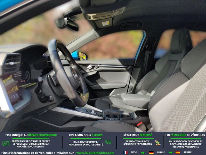 Audi A3 40 TFSIe 204 BVA Bleu de 2021